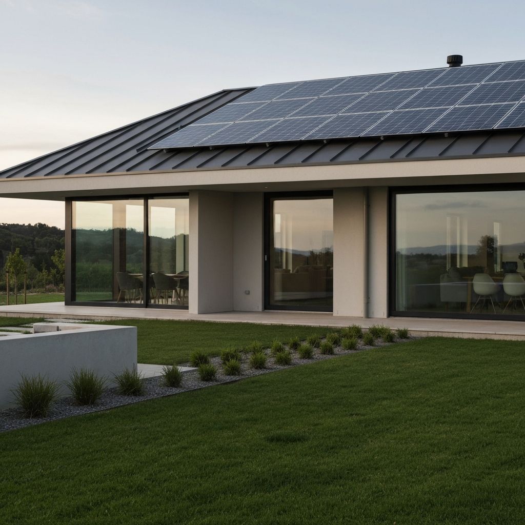 Modern Home Solar Install